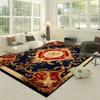 European Style Home Decoration Luxury Living Room Rug Big Size Antiskid Lounge Area Rug Soft Easy Cleaning European Tatami Mat