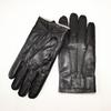 New Goat Leather Gloves Men's External Seam Fleece Lining Autumn and Winter Plus Size Warm Driving Finger Gloves
