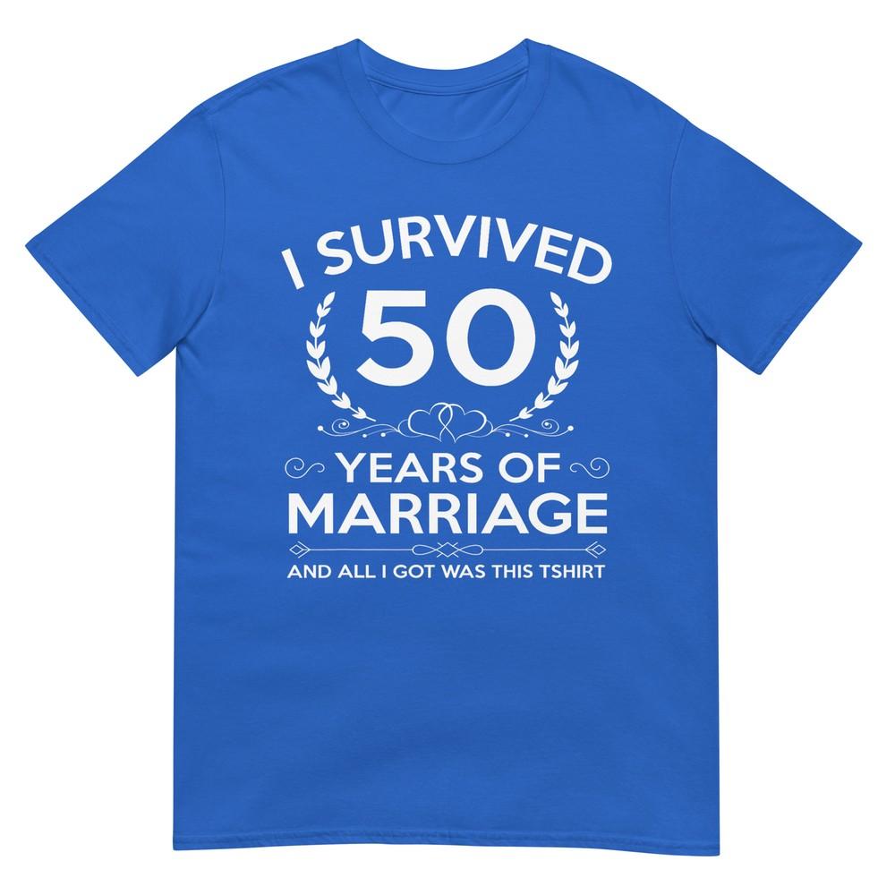 50th Wedding Anniversary Gifts Couples Husband Wife 50 Years TShirt