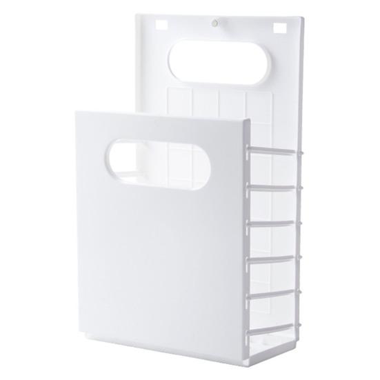 Складная корзина для белья с крючками, магнитная полая ручка, большая вместимость, современный многофункциональный держатель для хранения грязной одежды для ванной комнаты