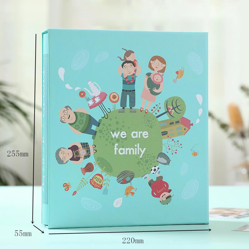 Large Capacity Family Photo Album for Children's Growth - 6-Inch Baby Keepsake Album