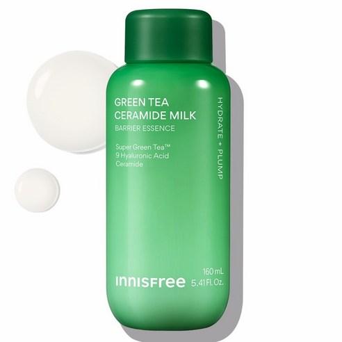 innisfree Green Tea Ceramide Milk Essence 160ml (Deep Hydrating & Barrier Care)