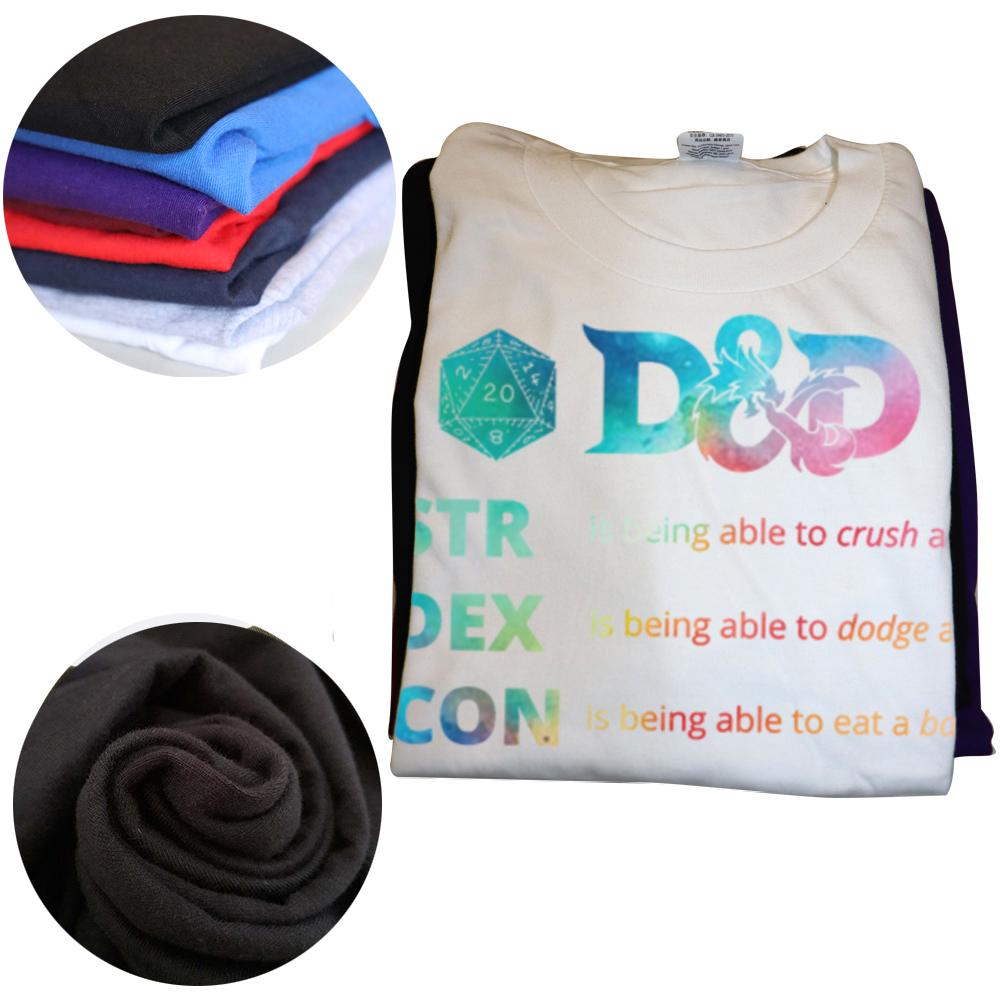 Funny Hip Hop DND Game Streetwear Dungeon Dragon T Shirt Dnd Dragon Dice Rpg T-Shirt Men Clothing Hombre Camiseta Tops Tees