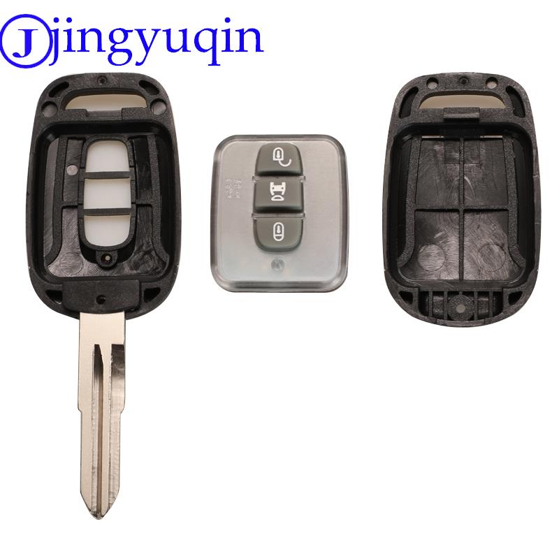 Jingyuqin 2/3 кнопки чехол для автомобильного ключа для Chevrolet Captiva автомобильный ключ 3 кнопки пустой чехол для ключа крышка