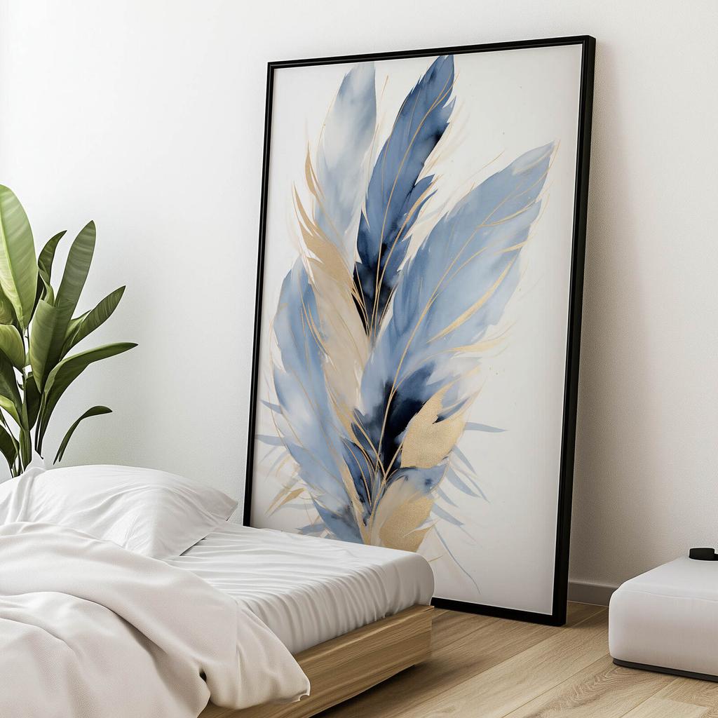 Elegancja Piór Elegancja Piór, 50X70 Cm, Bez Ramy, Płótno Premium Na Blejtramie