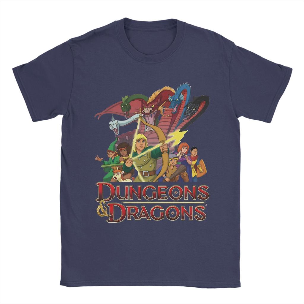 Dungeons And Dragons Cartoon T Shirt Beach Trending T Shirts Unisex 100 Cotton Round Neck Tees ShortSleeved Y2K Casual Tshirt