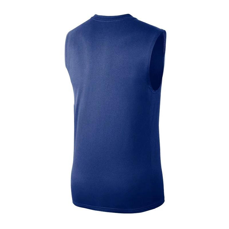Nike X NBA Collaboration Golden State Warriors Training Breathable Casual Sleeveless Basketball Jersey Men Jersey Blue HF1870-495