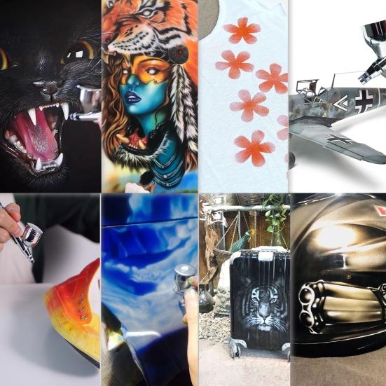 22cc Аэрограф Стаканчик Антикоррозийный Прочный Стеклянный Прозрачный Аэрограф Бутылка Для Хранения Дизайна Ногтей