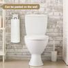 Extended Toilet Roll Paper Holder Wall Mounted Lengthen Tissue Storage Holder  Bathroom