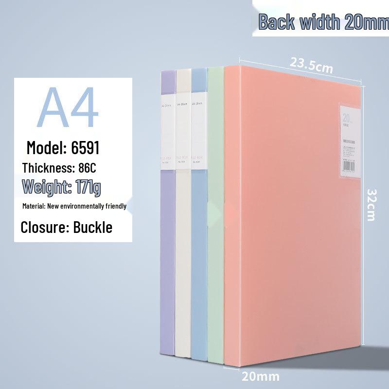 Пластиковый архивный бокс Morandi формата A4 - Прочное хранилище для студенческих файлов