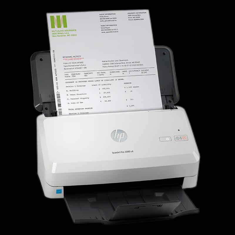 HP ScanJet Pro 3000 s4 Duplex Document Scanner CN plug (adapter included)