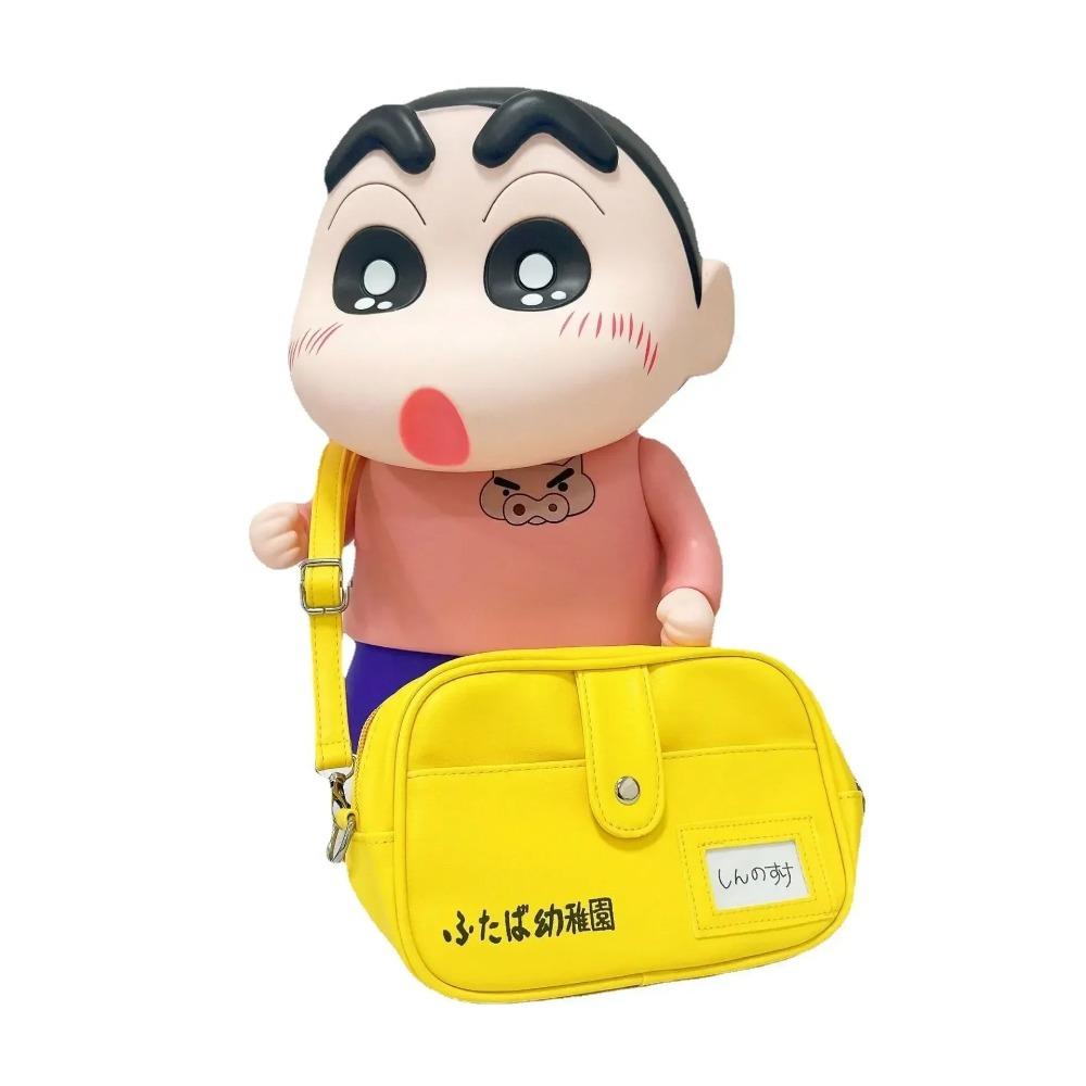 Crayon Shin-Chan Figure Anime Figures Model Personalized Creative Figures 1:1 Large Vinyl Superman Shinchan Figure Ornaments Toy