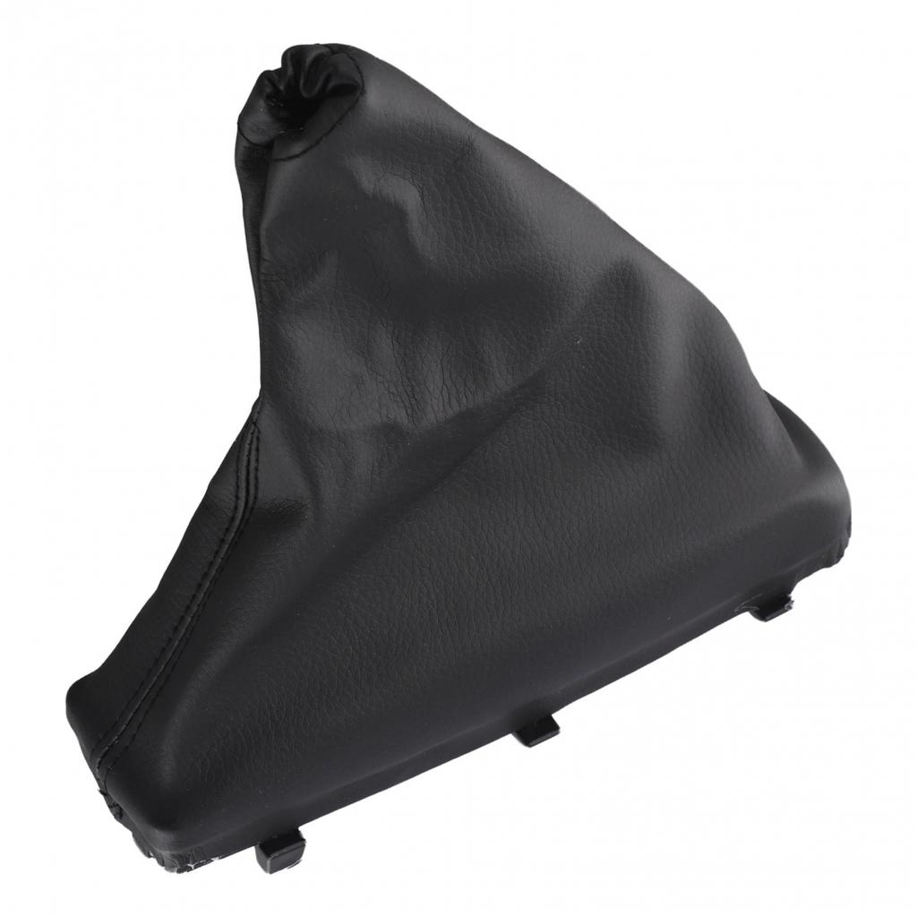 Кожаный чехол ручника черного цвета, изготовленный на заказ для салонов автомобилей