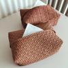 Vintage Woven Pattern Tissue Box Luxurious Tissue Holder Car Mounted Tissue Box  Home Living Room