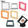 10pcs Coin Display Holder 3D Floating Display Holder 3D Floating Effect 70*70mm