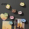 Decorative Resin Fridge Stickers 8Pcs Cartoon Animal Magnets, Cute Magnetic Decorations for Refrigerator Whiteboard And Office Shaped Cabinet, Rabbit