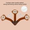 Massage Hammer Cartoon Animal Shape Manual Long Handle Soft Plush Hammer Stick Back Shoulder Neck Beat Massager Acupoint Muscle Knock Massage Hammer