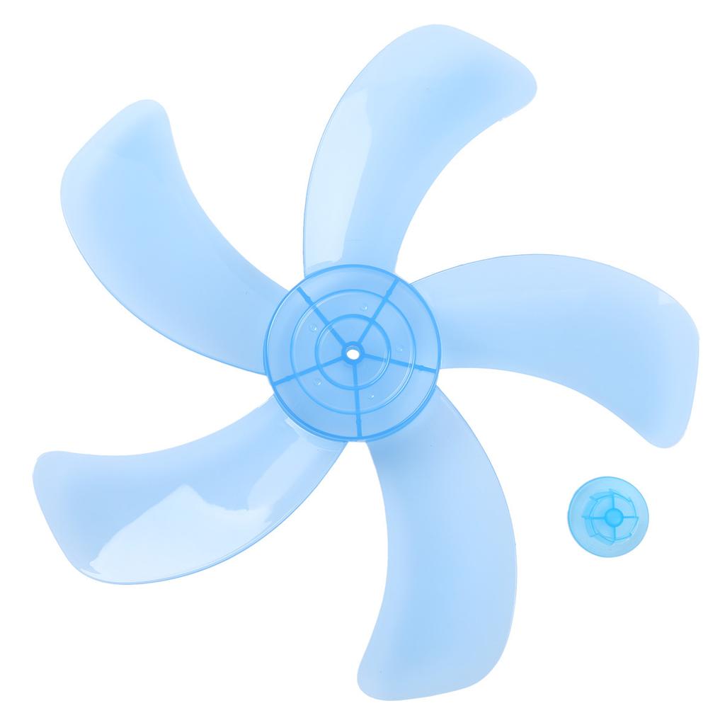 Household Plastic Fan Blade Three/Five Leaves with Nut Cover for Standing Pedestal Fan Table Fanner General Accessories