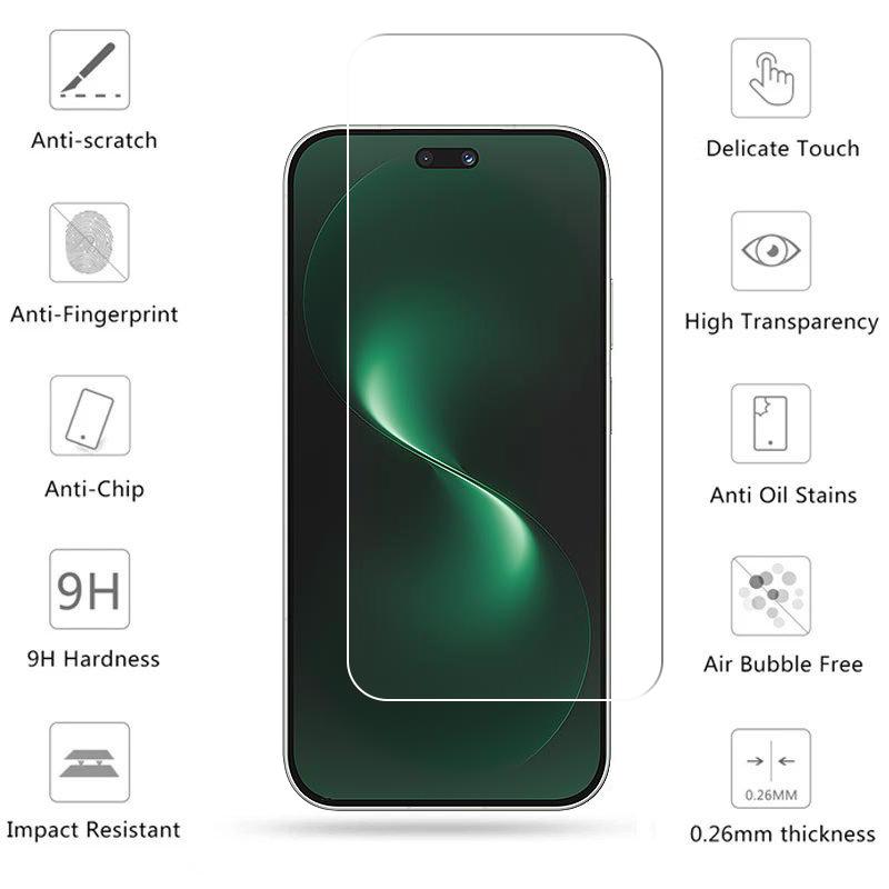 Полное прозрачное закаленное стекло для Huawei Nova 15 Pro Защитное стекло для экрана Nova 15 Pro HD Защитная пленка для телефона для Nova 15 Pro