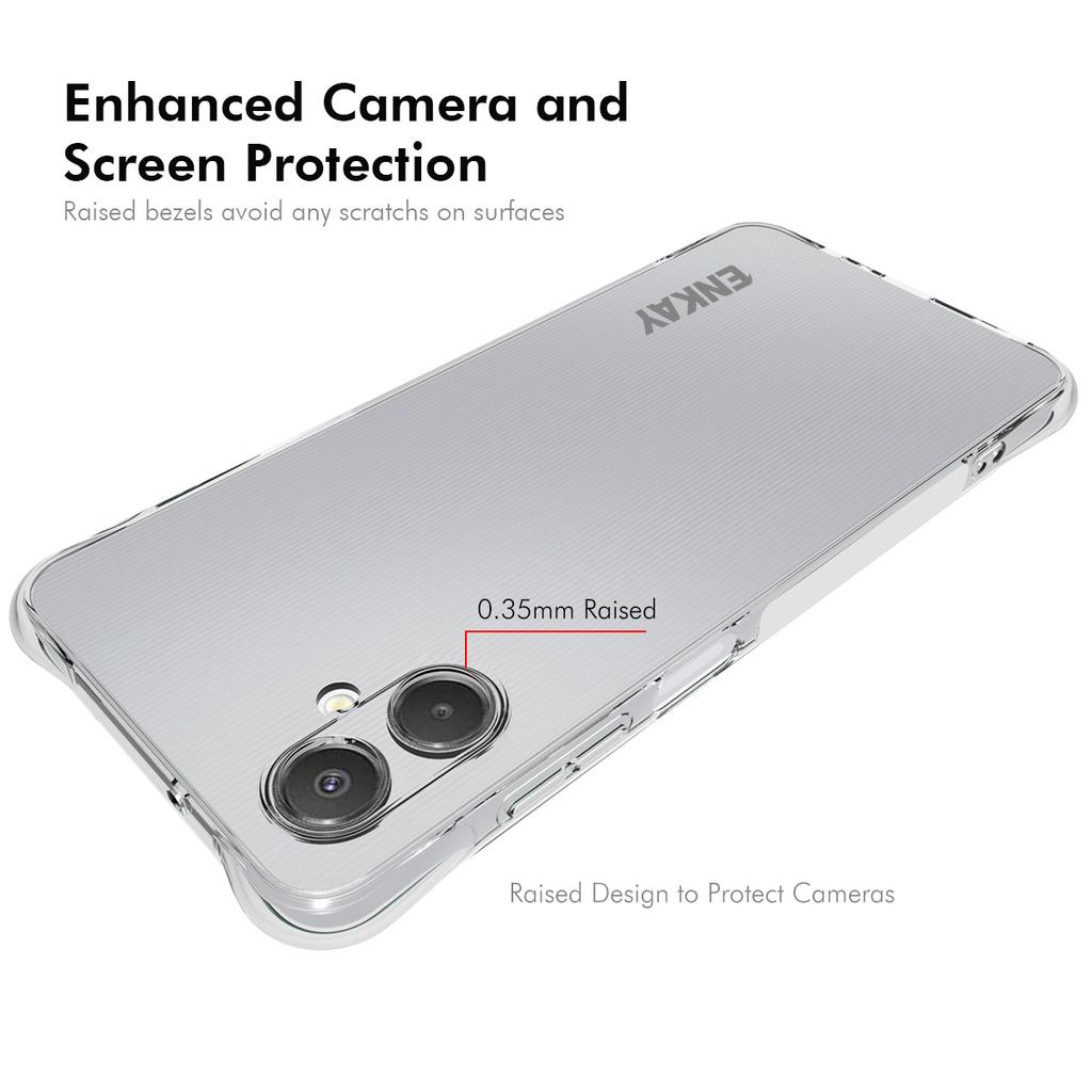 For Samsung Galaxy A06 5G Clear Phone Case ENKAY HAT PRINCE Shockproof Anti-slip TPU Cover