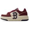 New MLB Chunky Liner Anti Slip Wear Resistant Low Top Skateboard Shoes Unisex Burgundy 3ASXCLS3N-43WIS