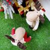 Неваляшка Лось Куклы Новогодняя Рождественская фигурка Орнамент Рождественское украшение Игрушка Рождественский детский подарок Домашний офис Adornos De Navidad Декор