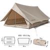 Naturehike Official Shop Lodge Tent Каркасная палатка Поликоттон TC Вентиляция Простая установка Двухслойная семейная кемпинговая передняя комната Сетка из хлопчатобумажной ткани