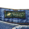 HUNTING WORLD 90-е Сделано в Италии Старые джинсы W30 Синие джинсы Мужские Б/У