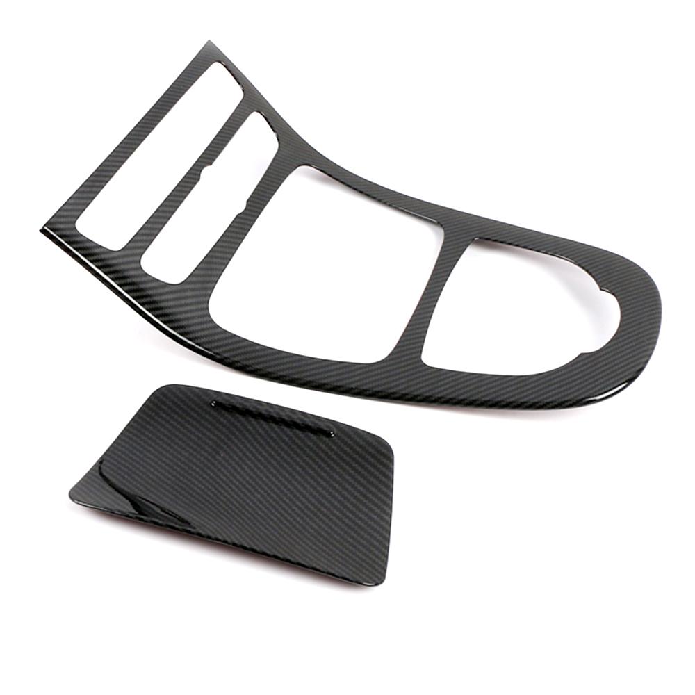 Для Mercedes Benz E Class W213 E200 E300 E350 2016 2017 2018 автомобильный держатель для чашки на центральной консоли, панель передач, рамка, накладка