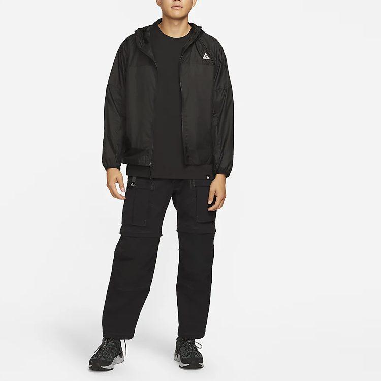 Nike Мужские куртки ACG Черная с капюшоном Умеренная Другое DB0979-013