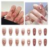 1 Pc Set of Short Acrylic Coffins On False Nails Reusable French Fingertips Kawaii False Nails with Design ZPG