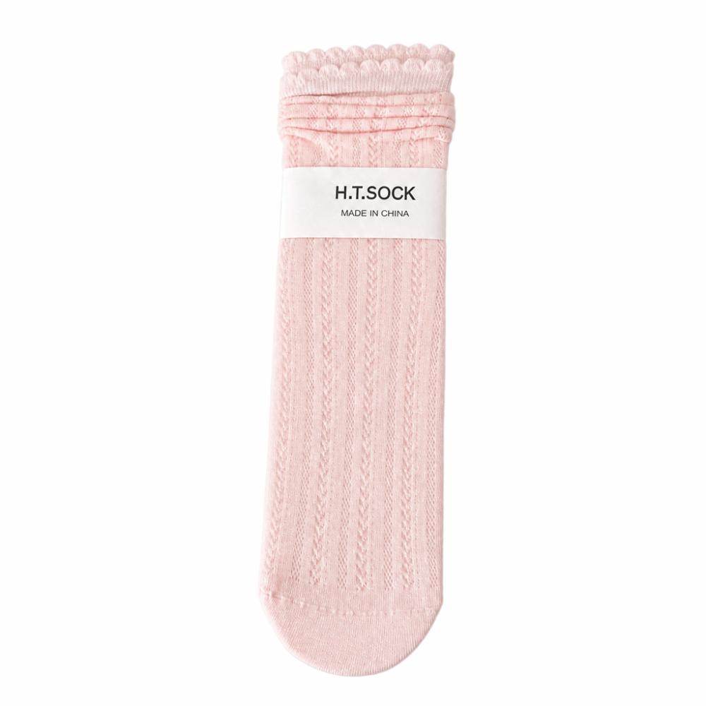 1Pair Mesh Spring Summer Socks Ruffle Lace Socks Cute Thin Socks Women Girls