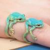 Frog Ring Cute Colorful Adjustable Tree Frog Rings Handmade Fun Jewelry Perfect Unique Gift Cute Animal Rings for Beach Summer Party.