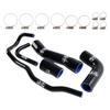 Silicone Radiator Coolant Hose Kit For BMW S1000RR 2019-2023 Black