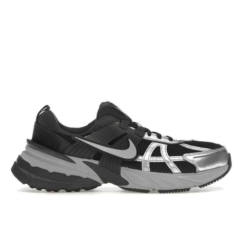 Nike V2K Run Black Metallic Silver Женские кроссовки Антрацитовый Темно-дымчато-серый FD0736-005