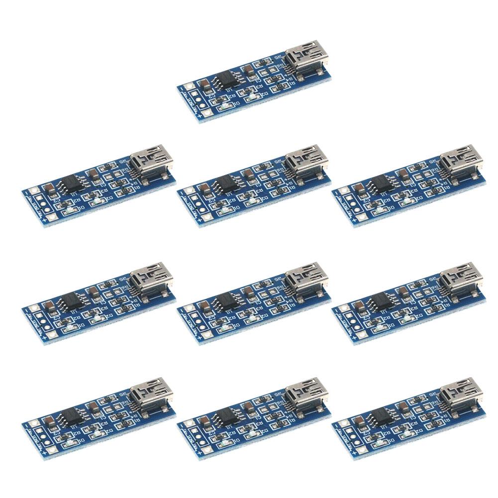 Плата зарядки литиевых аккумуляторов 18650 TP4056 TC4056A, 5В 1А, TYPE-C, Micro USB