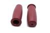 Beatus Retro Classic Bike Handle Grip 22.2mm Universal Grip Left and Right Set (Red)
