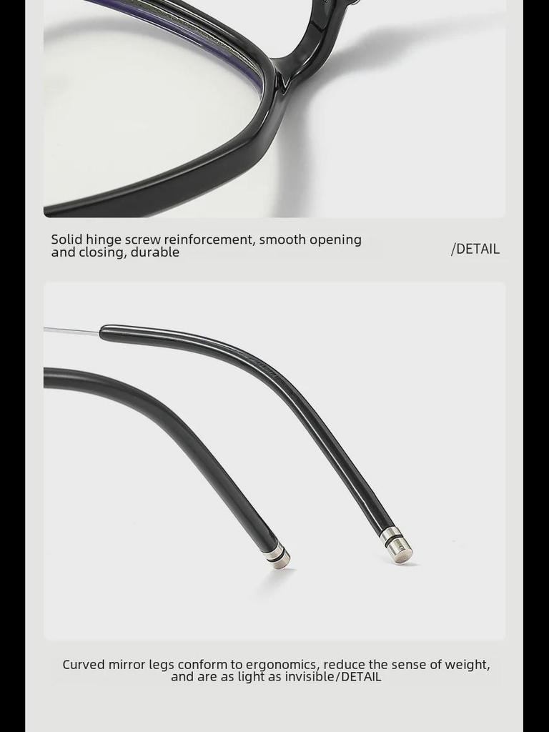 Danyang Olive Green Ultra-Light Оправа для очков для близорукости - Модная титановая оправа Feather для женщин и мужчин