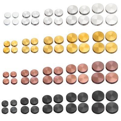 Крепеж для зеркал из нержавеющей стали Гвозди для крепления зеркал Винты Декоративные колпачки Декоративные заглушки для винтов