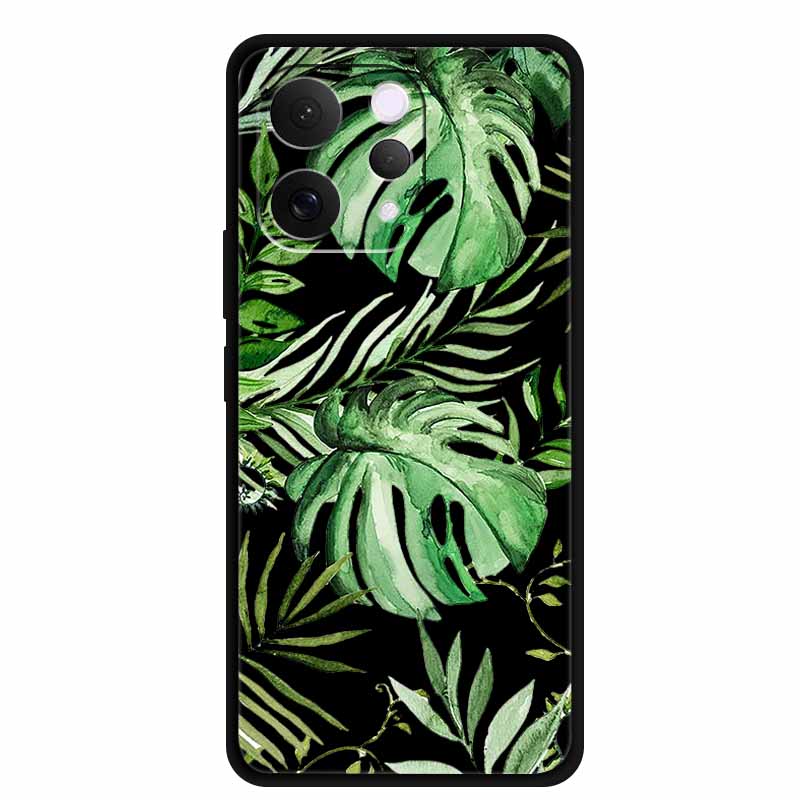 Coque For Vivo S50 V2528A Case 6.59" Black Silicone Case Cartoon Cat Shockproof Soft Back Cover For Vivo S50 5G 2025 Phone Case