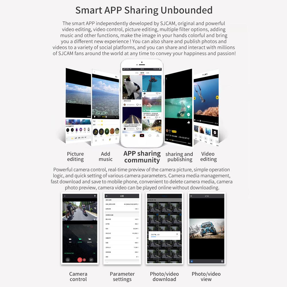 Мини-экшн-камера SJCAM C100+, цифровая видеокамера 2K, 30 кадров в секунду, водонепроницаемая, 30 м, встроенный магнитный корпус