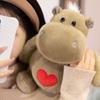 Fluffy Baby Hippo Plush Doll Stuffed Hippo&Ant Plush Pillow Lilttle Ant Plush Toys  Children