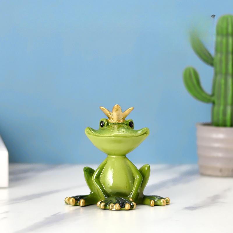 Самодисциплинированная йога Лягушка Пастораль Изделия из смолы Украшения Тумбы под телевизор Винные шкафы в фойе Животные Веселая атмосфера Украшения