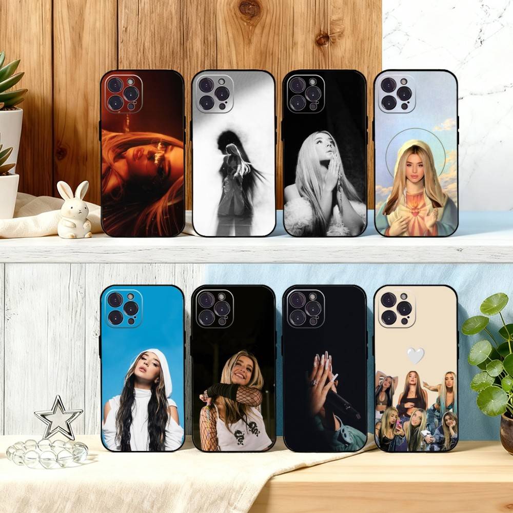 Cute L-Lola Singer I-Indigos Phone Case For iPhone17,16,15,14,13,12,Plus,Pro Max, 5G Others Soft Black Cover