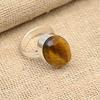 Tiger Eye Gemstone Handmade Solid 925 Sterling Silver Ring Jewelry