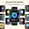 SACOSDING Новый голосовой помощник Bluetooth 2,01-дюймовый HD Amoled экран артериальное давление кислород в крови мониторинг здоровья мужчины женщины умные часы