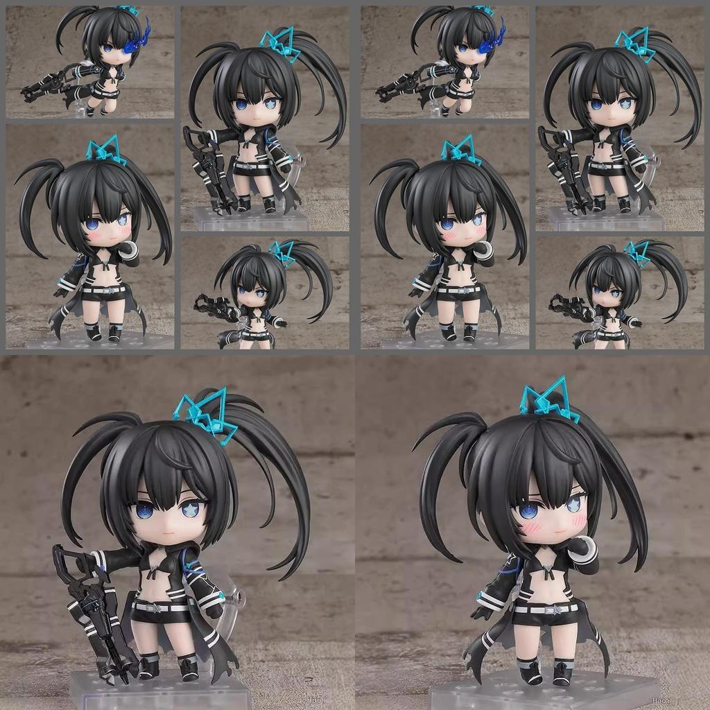 Очаровательный Чиби Нендороид 2155 Black Rock Shooter Алисия Модель Фигурки Экшн ПВХ 10см