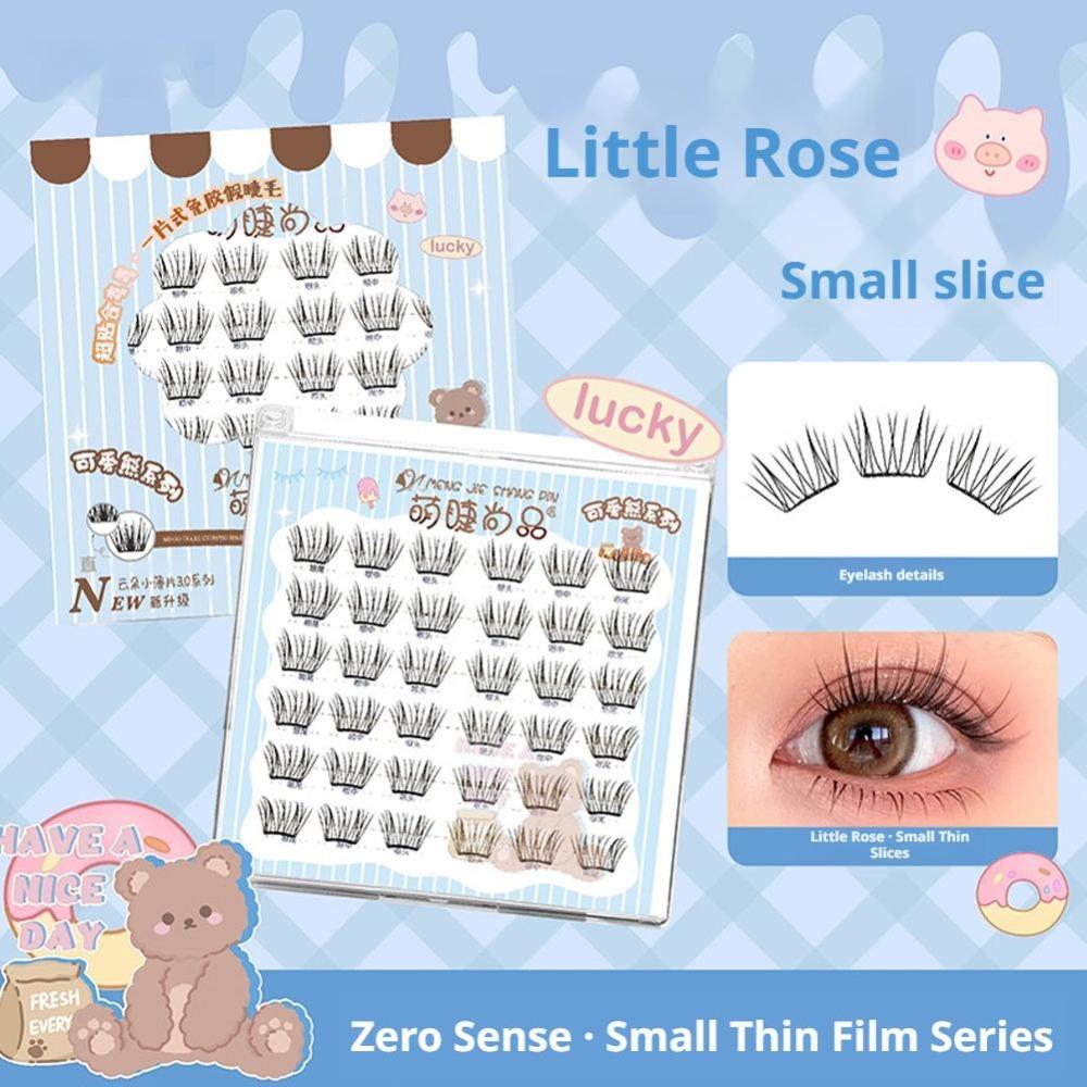 6-Row 3D Faux Mink Lash Natural Look Fake Eyelash Long Lasting False Eyelashes Personal Care
