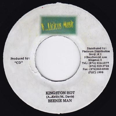7-дюймовая пластинка BEenie MAN - Kingston Hot NONE KLicious Musi 1998 Ямайка Регги Ска Даб Б/у