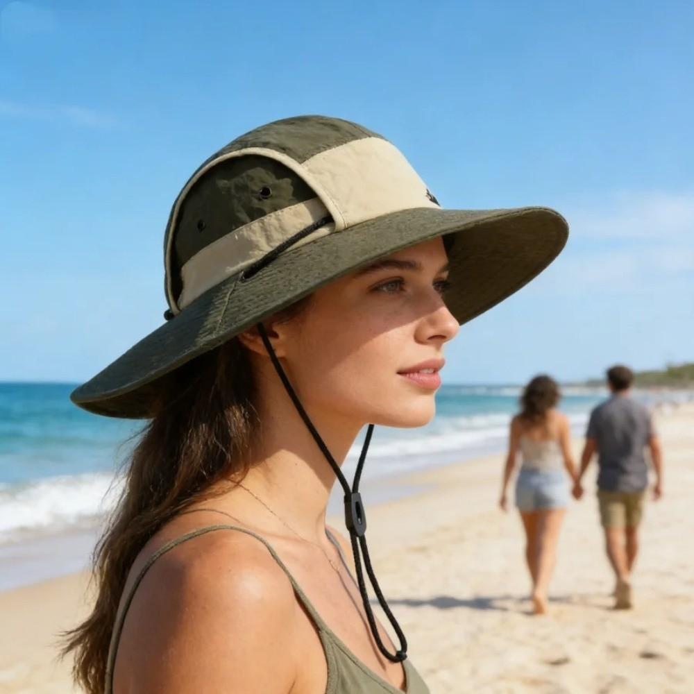 Quick Drying Fisherman Hat Breathable Visor Cap Unisex Bucket Hat